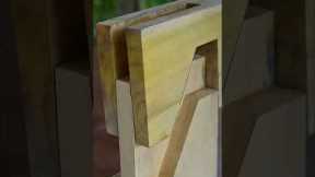 japanese joints visible joints without any hardware #skills #diytools #shorts #viral #carpentry #art