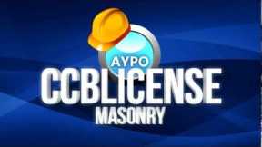 CCBLicense.com - Masonry Training Course