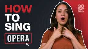 Opera singer shows you how it's done - beginner's guide to Opera vocals