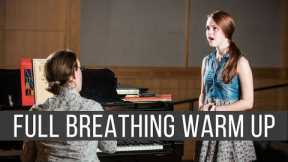 SINGER'S FULL BREATHING WARM UP // WARM UP BREATH SUPPORT