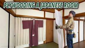  Japanese Carpenter Rebuilds a Tatami Room Using Only Plywood