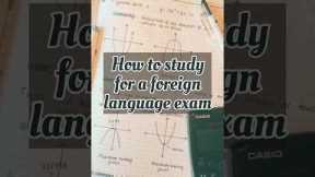 How to study for a foreign language #shorts #language #korean #fypシ #aesthetic