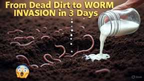 I Poured This Into My Dead Garden… and Thousands of Worms Showed Up in 3 Days!