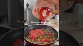 Easy Low-Carb Breakfast 🍳 3 Ingredients + Eggs | Quick Protein Meal #EasyRecipes