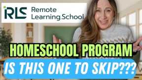 HOMESCHOOL PRO BY REMOTE LEARNING SCHOOL - Online Homeschooling Program Complete Demo and Review