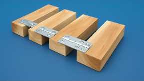 Trapezoidal wood jointing technique invented by a 60-year-old carpenter amazes engineers!