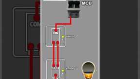 Electrical work | 2 Way switch Installation | Double switch wiring