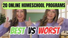 TOP 20 ONLINE HOMESCHOOLING PROGRAMS 👌 - Ultimate Guide to Online Homeschool Curriculum 2026