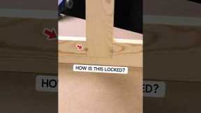 How Is This Locked? | No Nails. No Glue.
