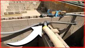 Stone Pool DIY: Leak-Proof Inlet Installation!
