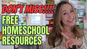 5 FREE ONLINE RESOURCES FOR HOMESCHOOL (I Bet You Haven't Heard of These!)