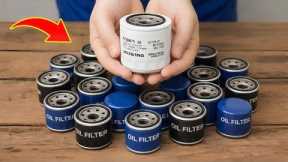Hidden gold mine inside an oil filter that nobody knows about! You'll be shocked