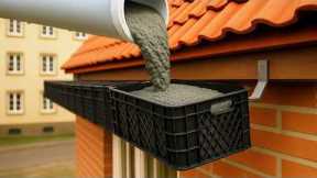 Genius Invention By 60-Year-Old Plumber! Endless Free Water Source from Plastic fruit crate/Cement