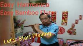 Bamboo Flute Lesson 1 - Make the first sound.