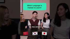 Which Language is Fastest to Learn? (Chinese, Korean Japanese)