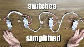 Switches Simplified | How to wire 2-way, 3-way, and 4-way switches