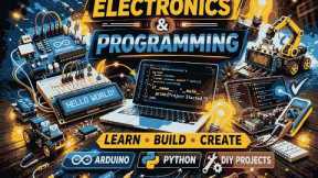 Start Learning Electronics & Programming | Arduino, Coding Basics & DIY Projects for Beginners