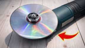 Why is it not Patented? Insert a Compact Disc into the Angle Grinder and be Amazed!