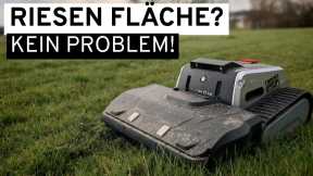 Lymow One Plus im Test 45° Steigung, Kettenantrieb & kein Begrenzungskabel!