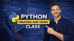 Python tutorial for beginners | creating and using class #beginnerprogramming #learnpython #coding 