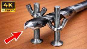 Easy Way To Sharpen Drill Bits Like A Professional Carpenter in Just 2 Minutes