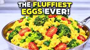 Stop Making Scrambled Eggs Like This! The Fluffiest Veggie Egg Skillet | I Cook It Every Morning!