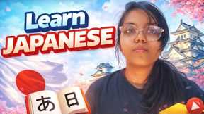 Day 1 of Learning Japanese language 