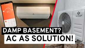 Heating a 125-Year-Old Damp Basement with AC (DIY)
