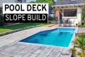How to Build a DIY Stone Pool Terrace 