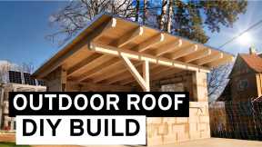How to Build a DIY Garden Kitchen Roof (Step-by-Step)