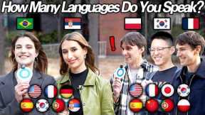 How Many Languages Do You Speak? | Polyglot Street Interview in South Korea